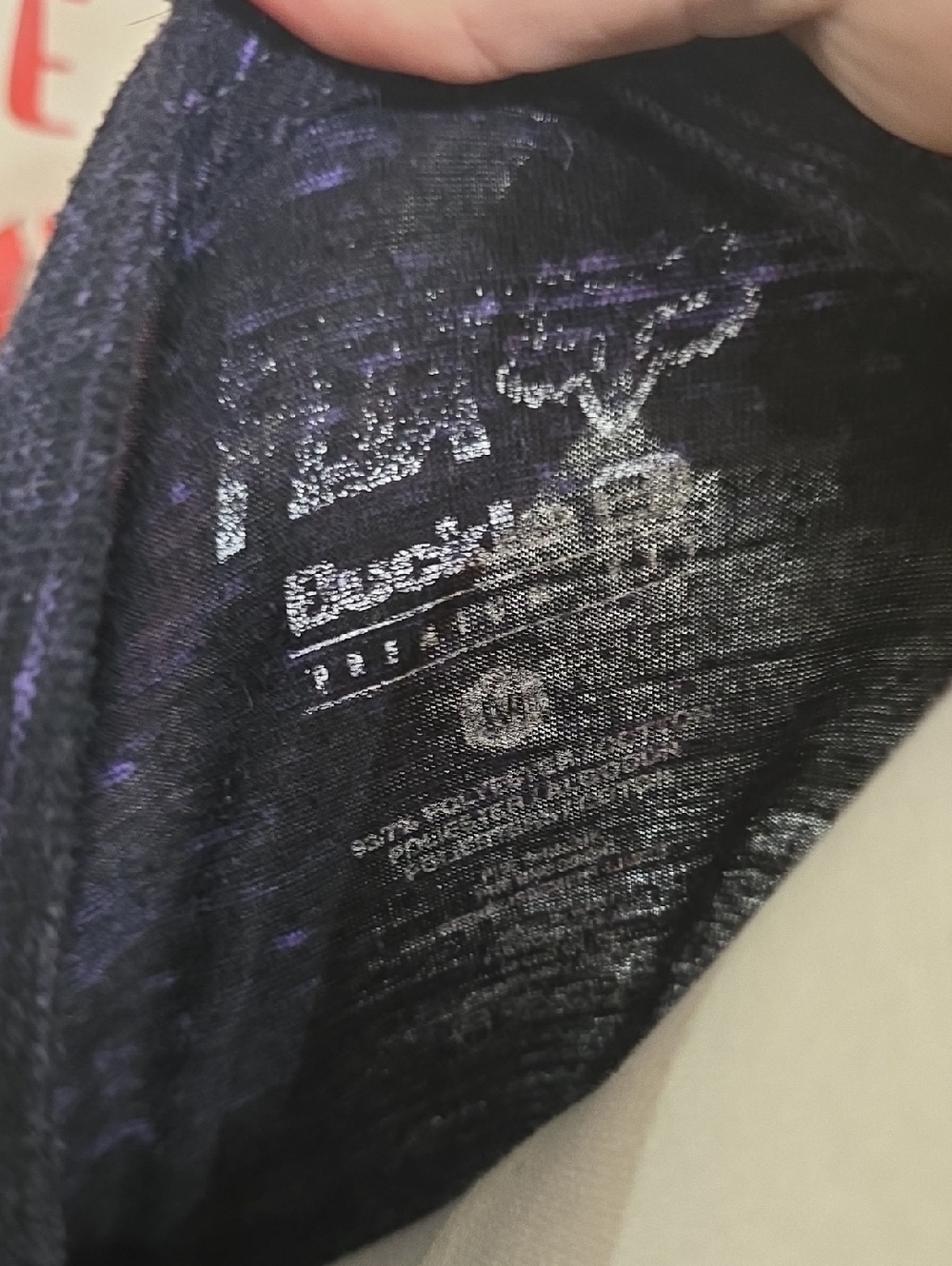 Buckle FOX Racing Graphic Logo Tee in Navy with Purple & White - Picture 3 of 3